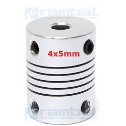 Flex Shaft Coupler Acoplamiento 4x5mm