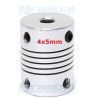 Flex Shaft Coupler Acoplamiento 4x5mm