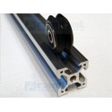 Riel Lineal Perfil 2020 T-Slot 20x20x1000mm.