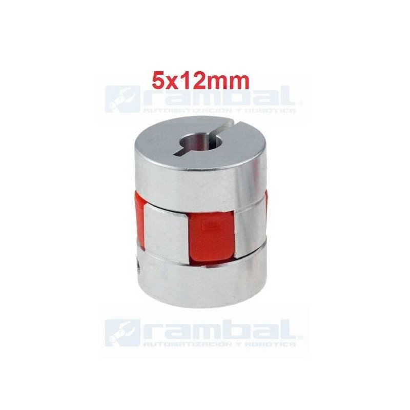 Flex Shaft Coupler Acoplamiento 5x12mm.