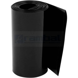 Tubo Termoretráctil 2:1 80mmx1m negro