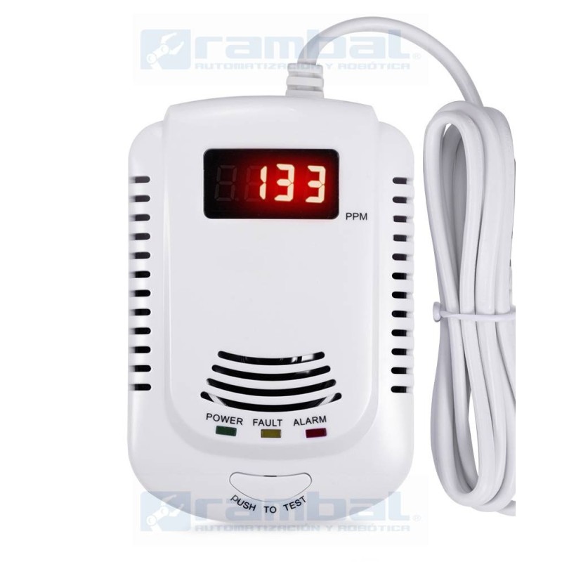 Detector fuga de Gas 90-240V AC