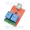 Modulo Relé 2 Canales USB control computadora 5V