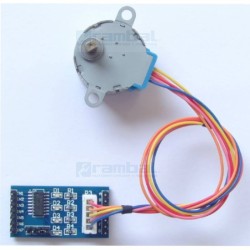 Kit Motor Stepper Reductor 1:60 28BYJ-48 + Control-2 ULN2003