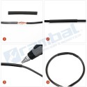 Tubo Aaislante Termoretráctil de PVC 17mm x 1mt.