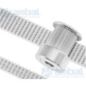 Correa dentada de Distribucion Abierta GT2 de 10 mm, 5 mtrs.