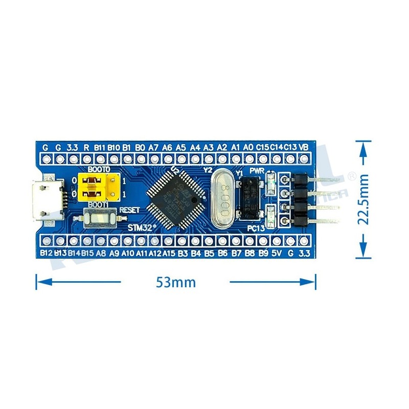 STM32F103C8T6 placa microcontroladora