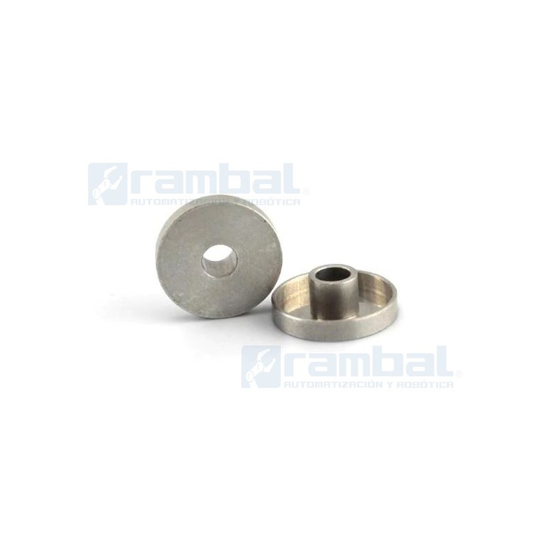 Tapa redonda de protección con agujero 18 mm, 5 mm de apertura, multifunción