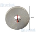 Tapa redonda de protección con agujero 18 mm, 5 mm de apertura, multifunción