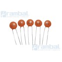 Condensador de cerámica 104 de 50V 0.1 µF lote de 20 unidades.