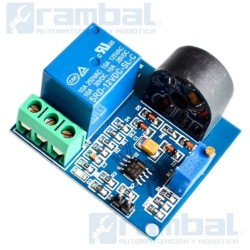 Modulo sensor de corriente alterna 5A, 12V con relé