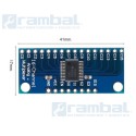 Modulo Multiplexor Digital/Analogico de 16 canales CD74HC4067