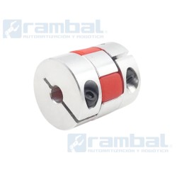Flex Shaft Plum Coupler-Acople Motor Stepper 6.35x6.35 mm Industrial
