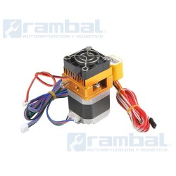 Kit Extrusor MK8 Hotend con boquilla, motor y accesorios.