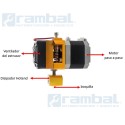 Kit Extrusor MK8 Hotend con boquilla, motor y accesorios.