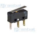Interruptor final de carrera (limit switch), 5A 250VA, 3 pines