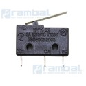 Interruptor final de carrera (limit switch), 5A 250VA, 3 pines