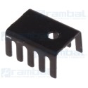 Disipador de calor de 10x15x20 mm, para componentes TO-220