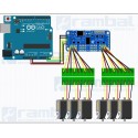 Módulo Driver I2C 16 Canales PWM PCA9685, Servo-Controlador (PCA9685 16 Channel PWM I2C Driver Module PCA9685, Servo Controller)