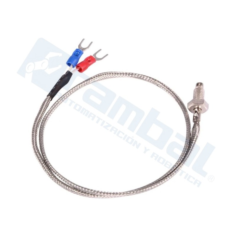 Termocupla tipo K 600°C 1m