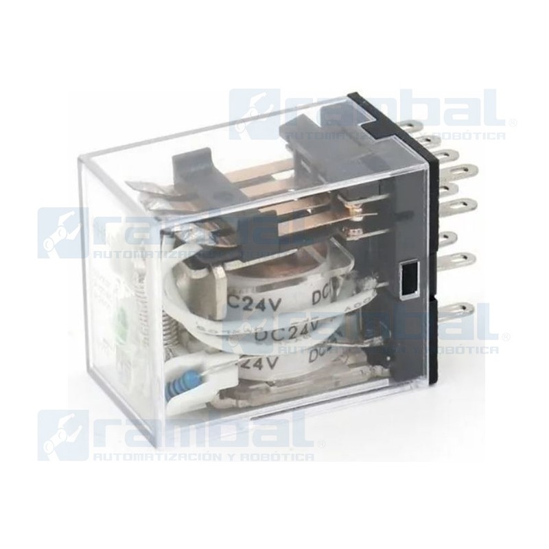 Relé electromagnético MY4NJ HH54P, 5 A, 240 VAC, 28 VDC