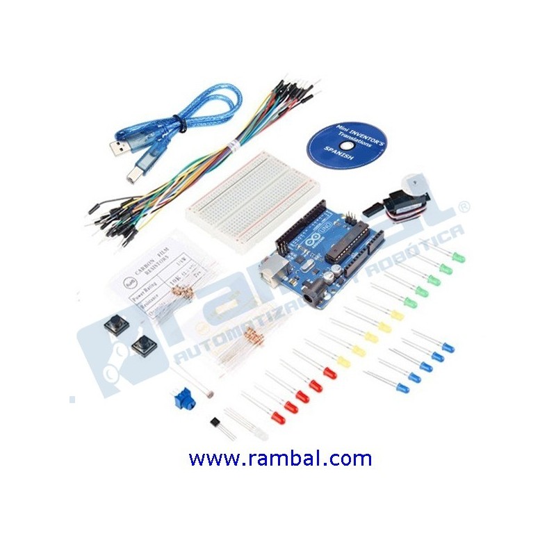 Mini Inventors kit para Arduino + CD