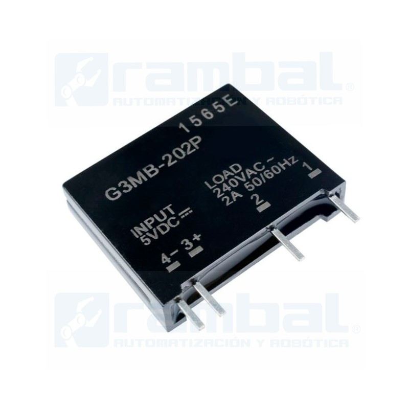 Rele de Estado Solido G3MB 202P DC5V- 240VAC- 2A