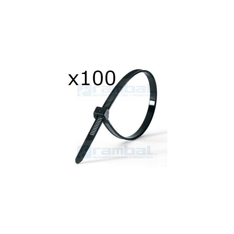 Pack 100 uni. Brida Nylon 4x200 mm