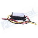 R-Reductor de voltaje Step Down DC-DC 24V a 12V 3A Impermeable