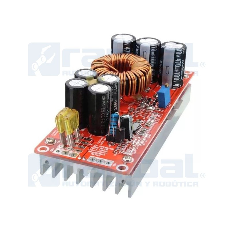 R-Fuente Regulable Step Up 8-60V 12–83V 20A 1200W