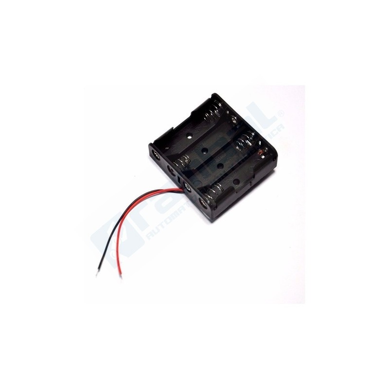 R-Porta Pilas 4xAA 1.5V con Cable
