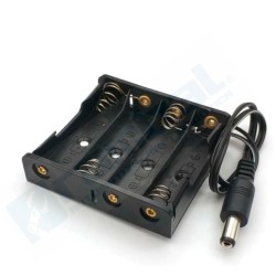 R-Porta Pilas 4xAA 1.5V con Plug