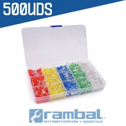 Kit de 500 diodos LED 5mm