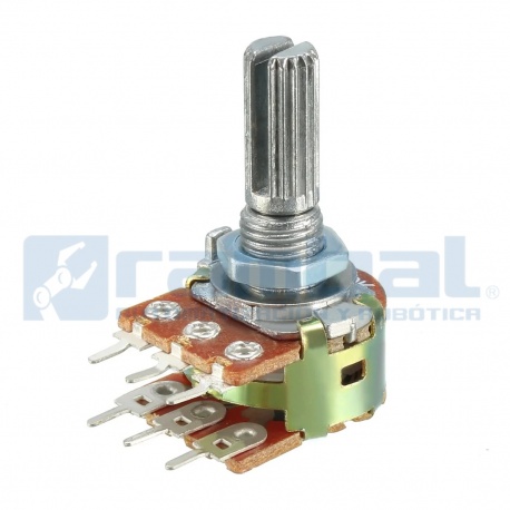 Potenciometro WH148 50Kohm-Doble lineal rotativo