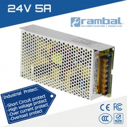 Fuente de Poder Switching 24V 5A