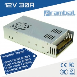 Fuente de Poder Switching 12V 30A
