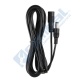 Cable extension CC 5 mts Jack 5.5x2.1