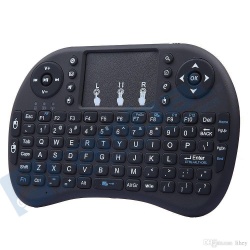 Mini Teclado inalámbrico con panel táctil.