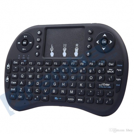 Mini Teclado inalámbrico con panel táctil.