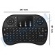 Mini Teclado inalámbrico con panel táctil.