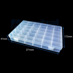 Caja organizadora plástica 36 divisiones