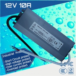 Fuente de alimentación impermeable 12V 120W IP67