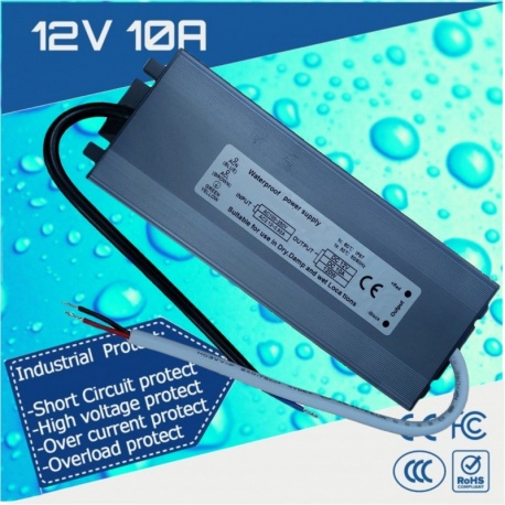 Fuente de alimentación impermeable 12V 120W IP67