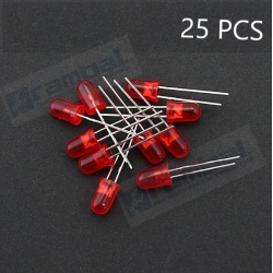 LED Basico Amarillo - 5mm - 25pcs