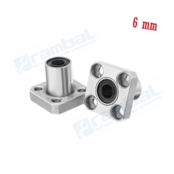 Rodamiento lineal 6mm brida LMK6UU.