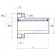 Rodamiento LMK16UU - Dimensiones 1