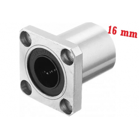 Rodamiento lineal 16mm brida LMK6UU