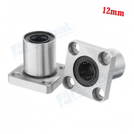 Rodamiento lineal 12mm brida LMK12UU.