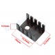 Disipador de calor de 10x15x20 mm, para componentes TO-220