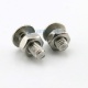 Pack 20 tornillos con tuerca M3 x 6mm cabeza brida de tipo Philips.